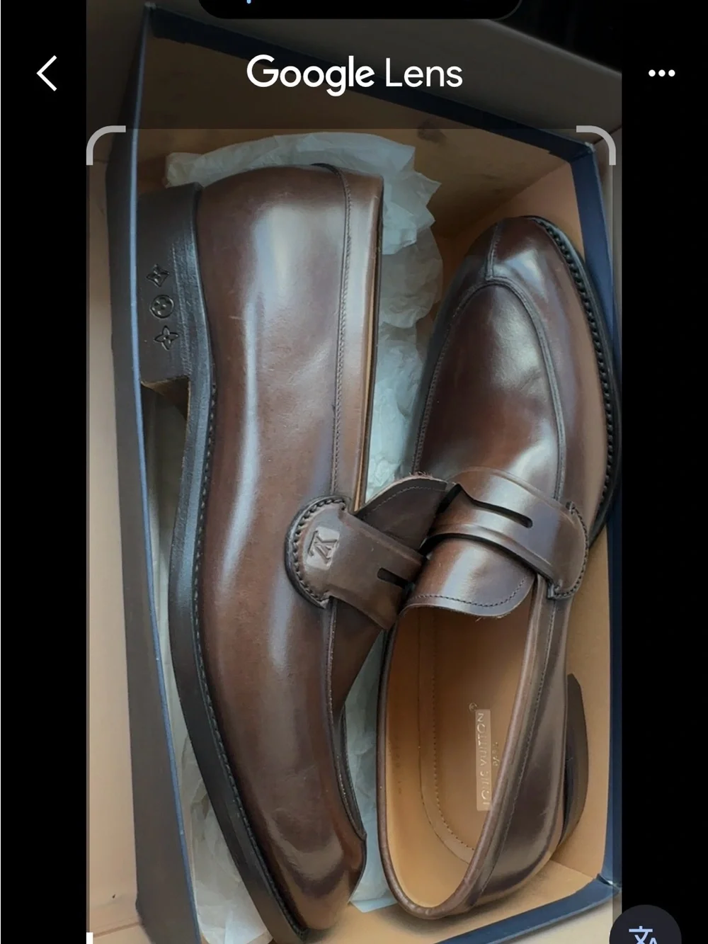 Men's Brown Leather Penny Loafers